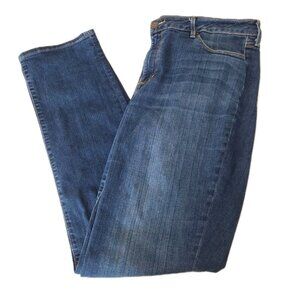 EDDIE BAUER Women's SIZE 16 Slightly Curvy Straight Jeans 36x30